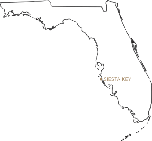 Siesta Key Location Map